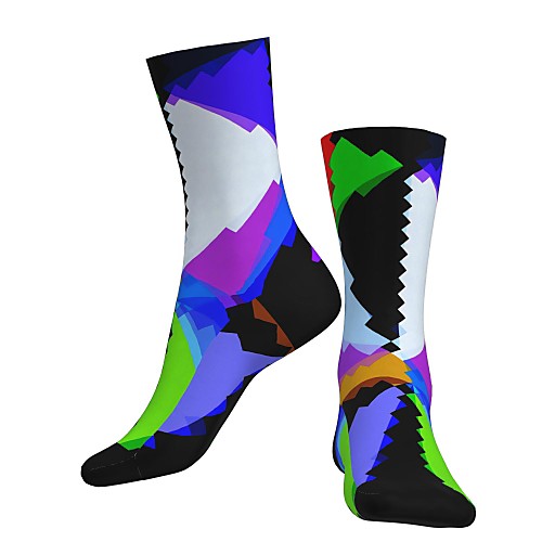 

Crew Socks Compression Socks Calf Socks Athletic Sports Socks Cycling Socks Women's Men's Bike / Cycling Breathable Soft Comfortable 1 Pair Graphic Cotton Blue S M L / Stretchy / Halloween