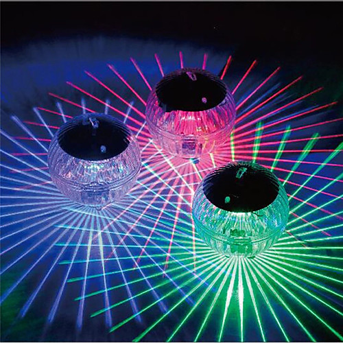 

Outdoor Solar Lights LED Outdoor Lights Floating Light Waterproof LED RGB Disco Light IP68 Swimming Pool Multi Color Changing Water Drift Lamp for Pond Decoration Lighting