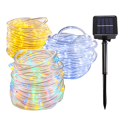 

Outdoor Solar String Light Solar LED Sting Light Outdoor Waterproof 10M 100LEDs Garden Tube Lights LED Strip Fairy Light for Patio Garden Wedding Party Tree Yard Decoration LED Solar Garden Light