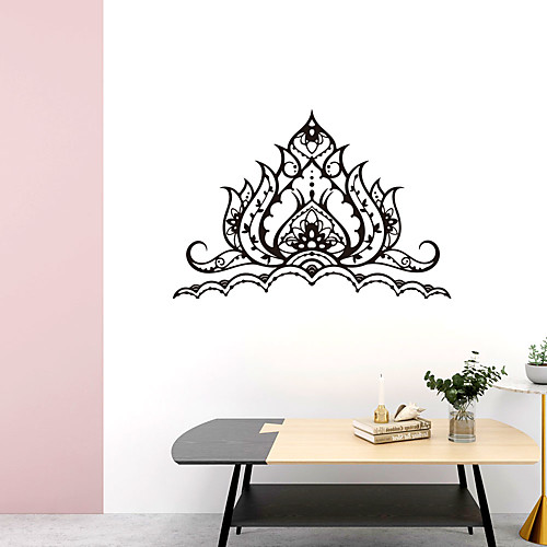 

Creative Personality Flower Of Life Mandala Culture Yoga Home Background Decoration Can Be Removed Stickers 3963CM