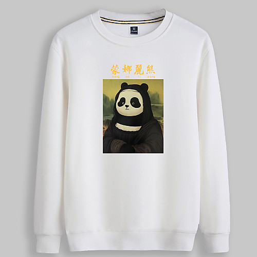 

Women's Hoodie Sweatshirt Graphic Panda Daily Basic Casual Hoodies Sweatshirts Wine White Black