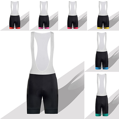 

Men's Cycling Bib Shorts Bike Bib Shorts Padded Shorts / Chamois Pants Breathable Quick Dry Sports Black / Red / BlackGolden / blackblack Mountain Bike MTB Road Bike Cycling Clothing Apparel Race