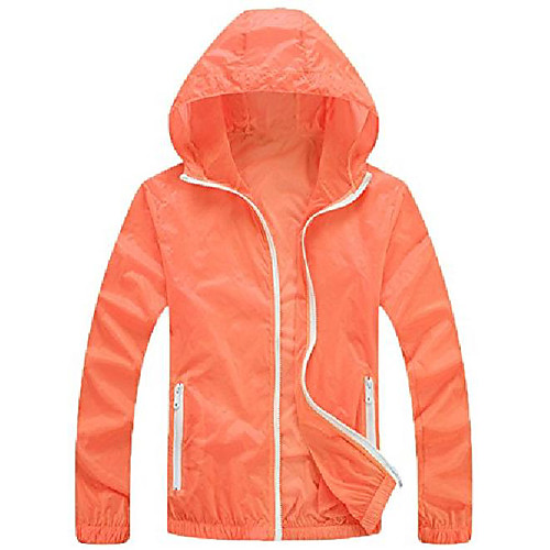 

Women's Sporty Polyester Coat Tops Light Blue