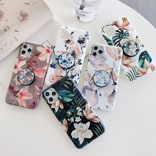 

Marble Holder Case For Apple iPhone 12 Pro Max 11 SE2020 iPhone 12Mini Fashion Protective Case Decent Mobile Phone Case Ultra-thin Pattern Back Cover Geometric iPhone Case Pattern Marble TPU