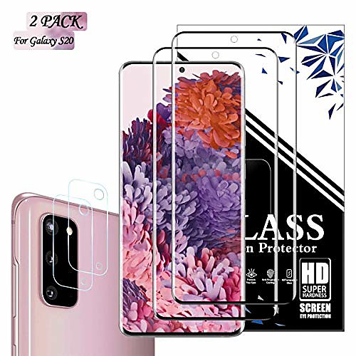 

2 2 pack Samsung Galaxy S21 Plus Screen Protector Camera Lens Protector Compatible Fingerprint Anti-scratch no-bubble HD Protective Film For Samsung Galaxy S20 plus S21 5G S21Ultra S20 Plus S20fe