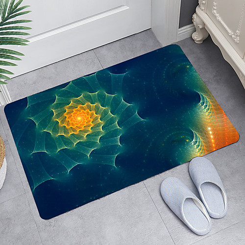 

Digital Printing Floor Mat Modern Bath Mats Nonwoven Memory Foam Novelty Bathroom