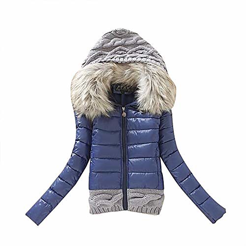 women coat winter warm big faux fur collar down woolen hood overcoat dark blue
women coat winter warm big faux fur collar down woolen hood overcoat dark blue