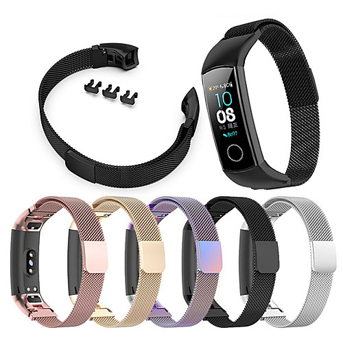 

Smart Watch Band for Huawei 1 pcs Sport Band Stainless Steel Replacement Wrist Strap for Huawei Honor Band 4 Huawei Honor 5