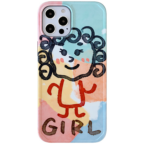 

Phone Case For Apple Back Cover iPhone 12 Pro Max 11 SE 2020 X XR XS Max 8 7 Shockproof Cartoon Sexy Lady TPU