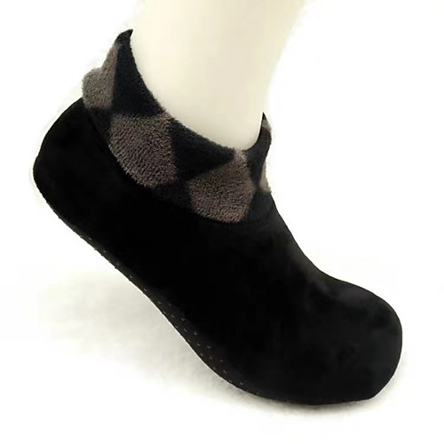

2Pairs Winter Thicken Non-slip Floor Socks Indoor Warm Soft Home Room Short Shoes Fashion Solid Floor Socks
