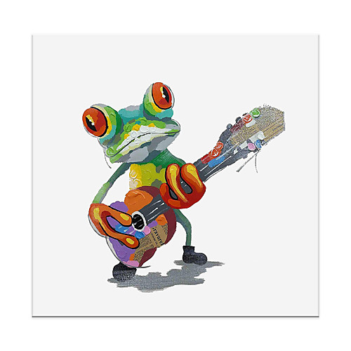 

Frog Oil Painting On Canvas Abstract Contemporary Art Wall Paintings Handmade Painting Home Office Decorations Canvas Wall Art Painting Rolled Canvas(No Frame)