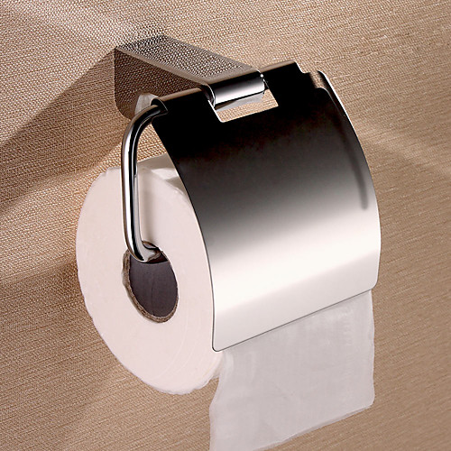 

Toilet Paper Holder New Design Stainless Steel and Zinc Alloy Material Bathroom Wall Mounted Silvery 1pc
