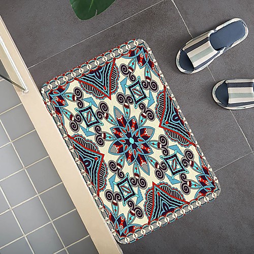 

Middle Eastern Arabian Wind Pattern Carpet Door Mat Bedroom Living Room Carpet Study Room Carpet Kitchen Bathroom Anti-slip Mat
