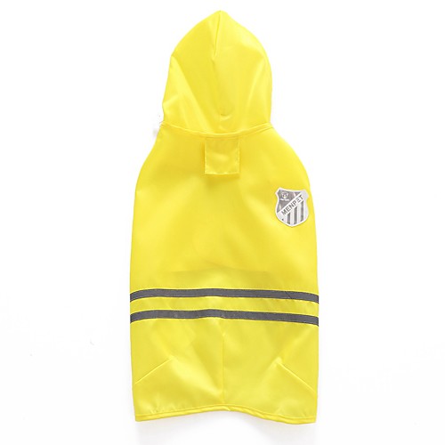

Dog Rain Coat Puppy Clothes Solid Colored Waterproof Outdoor Dog Clothes Puppy Clothes Dog Outfits Pink Costume for Girl and Boy Dog Nylon XS S M L XL