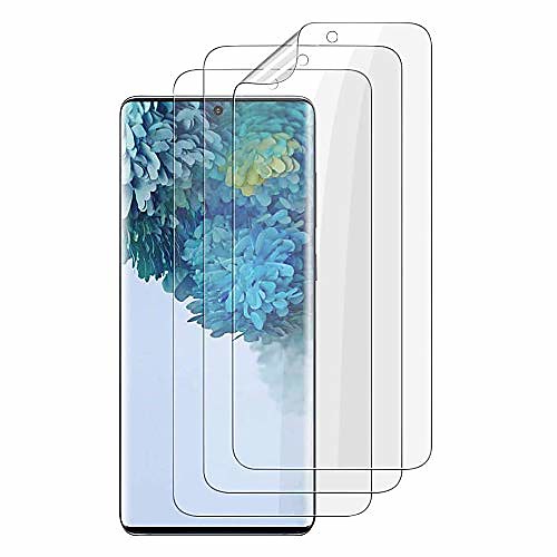 

3-Pack Screen Protector For Samsung Galaxy S21 5G Tpu Flexible, HD Transparent Self Healing Compatible Fingerprint Sensor For Samsung Galaxy S21Ultra S21plus S20 plus S10 lits S10e