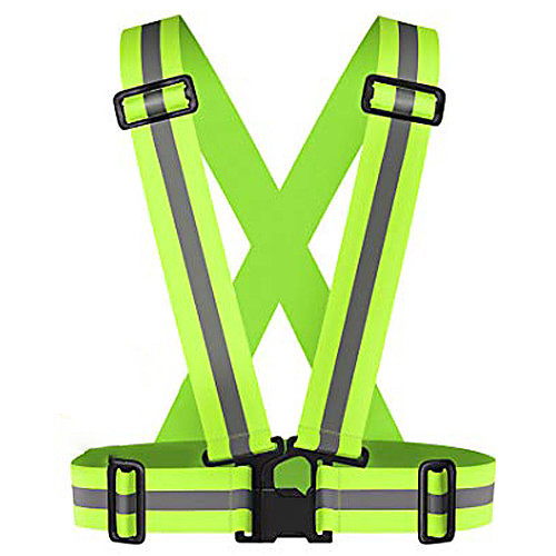 

Reflective Vest Safety Vest Running Gear Durable Class 2 High Visibility Portable High Visibility Versatile Adjustable Strap for Running Jogging Dog Walking Motorcycling