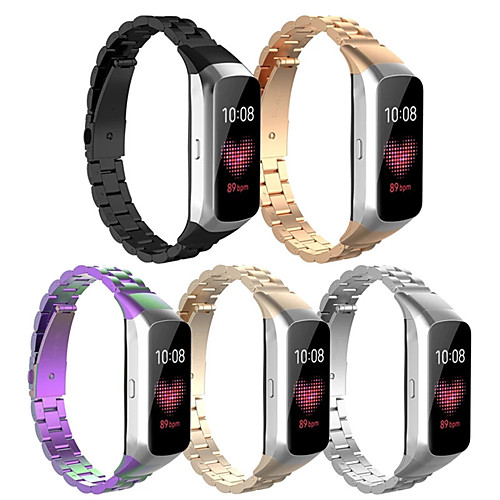 

Smart Watch Band for Samsung Galaxy 1 pcs Sport Band Stainless Steel Replacement Wrist Strap for Samsung Galaxy Fit SM-R370