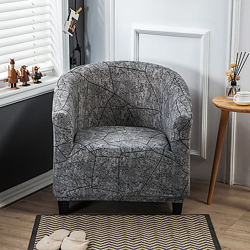 

Gray Club Chair Slipcover Stretch Armchair CoverSofa Cover Furniture Protector for Living Room Arm Chair Cover Couch Covers