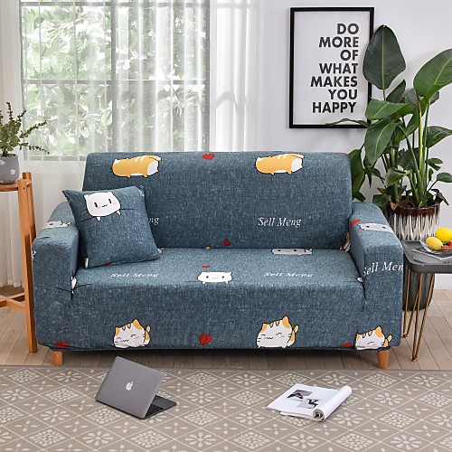 

Sofa Cover Couch Cover Furniture Protector Soft Stretch Sofa Slipcover Super Strechable Cover Cartoon Print Armchair/Loveseat/Three Seater/Four Seater/L shaped sofa