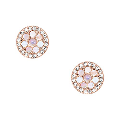 

rose gold-tone heart stud earrings