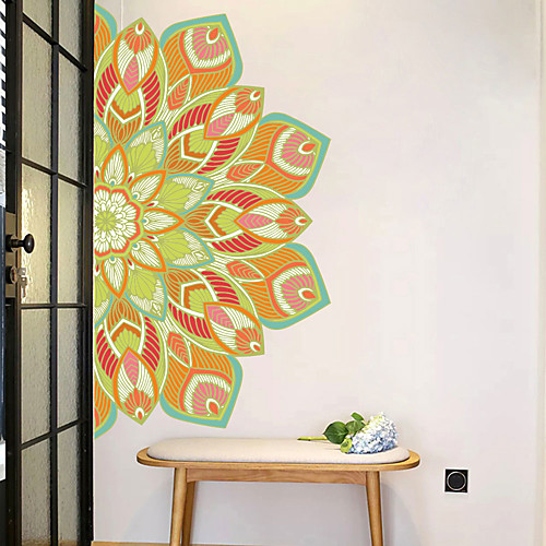 

Creative Personality Colorful Mandala Culture Yoga Home Background Decoration Can Be Removed Stickers 57114CM