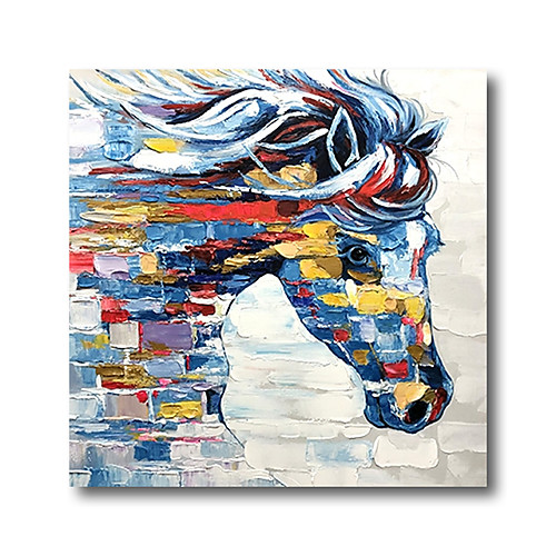 

Oil Painting Hand Painted Canvas Abstract High Quality Wall Art Modern Rolled Without Frame Pop Art Horses