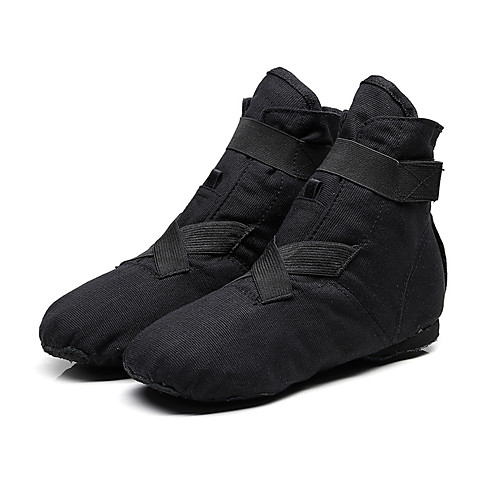 

Women's Jazz Shoes Modern Shoes Sneaker Flat Heel Black Hook&loop Adults'