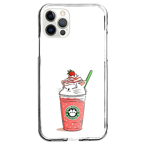 

Cat Animal Phone Case For Apple iPhone 12 iPhone 11 iPhone 12 Pro Max Unique Design Protective Case and Screen Protector Shockproof Back Cover TPU