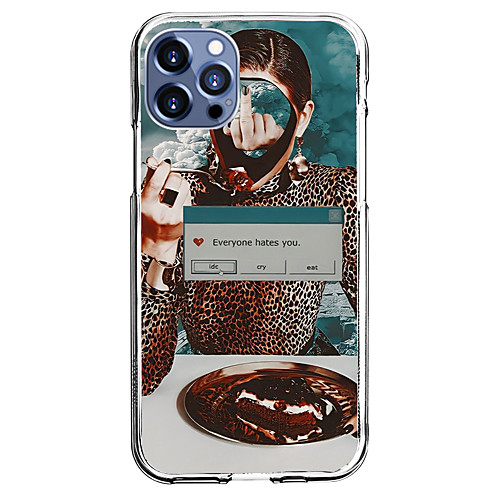 

Portrait Phone Case For Apple iPhone 12 iPhone 11 iPhone 12 Pro Max Unique Design Protective Case and Screen Protector Shockproof Back Cover TPU