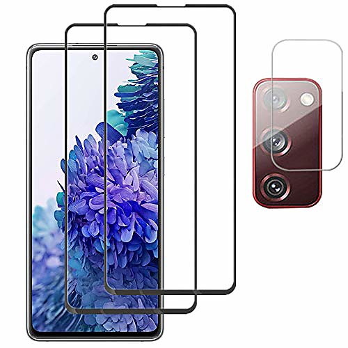 

Phone Screen Protector For SAMSUNG S21 S21 Plus S21 Ultra S20 S20 Plus Tempered Glass 3 pcs High Definition (HD) Scratch Proof Front & Camera Lens Protector Phone Accessory