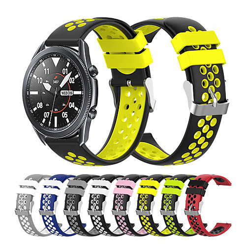 

Smart Watch Band for Samsung Galaxy 1 pcs Sport Band Silicone Replacement Wrist Strap for Gear Sport Gear S3 Frontier Gear S3 Classic Gear S2 Classic Gear 2 R380