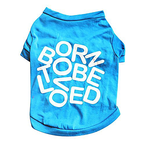 

dog shirt, 2019new small pet dog clothes t shirt costume summer puppy cat vest fashion letters pet apparel