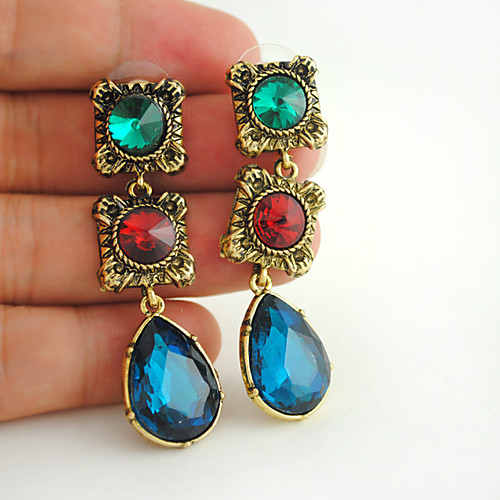 

Women's Stud Earrings Drop Earrings Dangle Earrings Fancy Holiday Fashion Birthday Stylish Colorful Vintage Punk Trendy Earrings Jewelry Gold For Christmas Birthday Party Evening Beach Festival 1 Pair