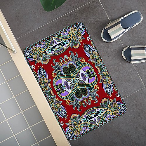 

Middle Eastern Arabian Wind Pattern Carpet Door Mat Bedroom Living Room Carpet Study Room Carpet Kitchen Bathroom Anti-slip Mat