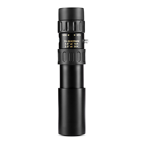

10-30 X 25 mm Monocular Roof Waterproof High Definition Adjustable Easy Carrying Fully Multi-coated BAK4 Hiking Camping / Hiking / Caving Traveling