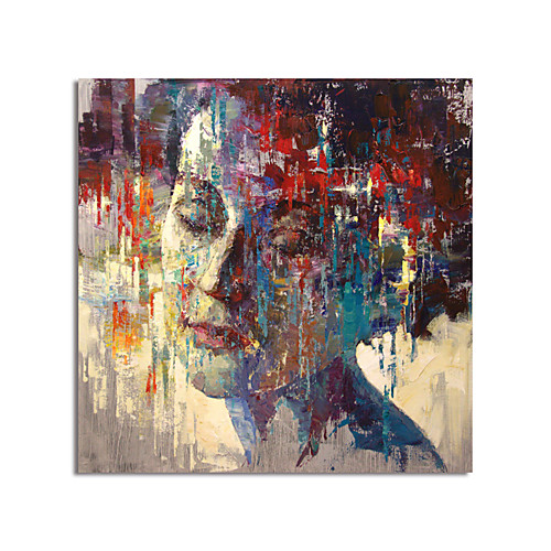 

Hand Painted Canvas Oil Painting Abstract People Home Decoration With Frame Painting Ready To Hang With Stretched Frame