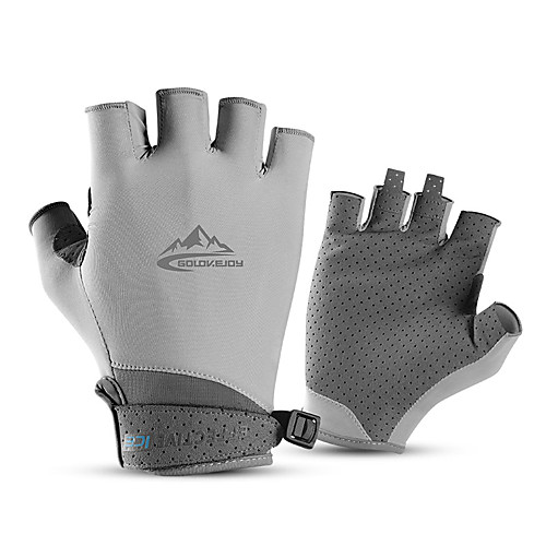 

Bike Gloves / Cycling Gloves Lightweight Breathable Quick Dry Fingerless Gloves Sports Gloves White Black Grey for Adults' Outdoor Exercise Cycling / Bike