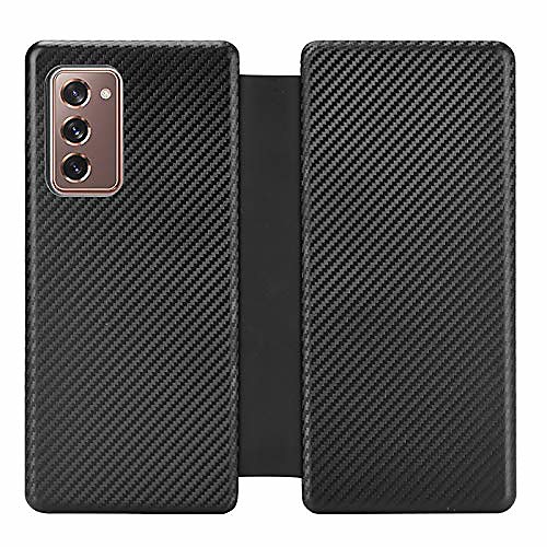 

compatible with samsung galaxy z fold 2 5g 2020 wallet case cover flip design hybrid pu leather anti-scratch shockproof bumper wallet case for samsung galaxy z fold2 5g(black)
