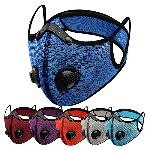 

Sports Mask Solid Color Windproof Dust Proof Soft Comfortable Protective Bike / Cycling Red Fuchsia Blue for Women's Men's Adults' Outdoor Exercise Cycling / Bike Solid Color 1 Piece / Athleisure
