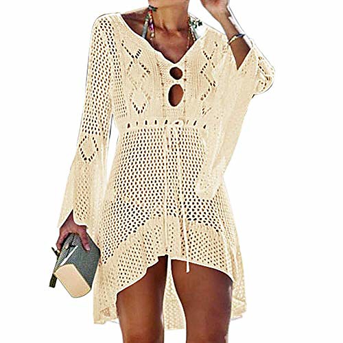 

Women's Swimsuit Solid Color Light Blue Apricot Yellow Navy Blue Green Swimwear V Neck Bathing Suits