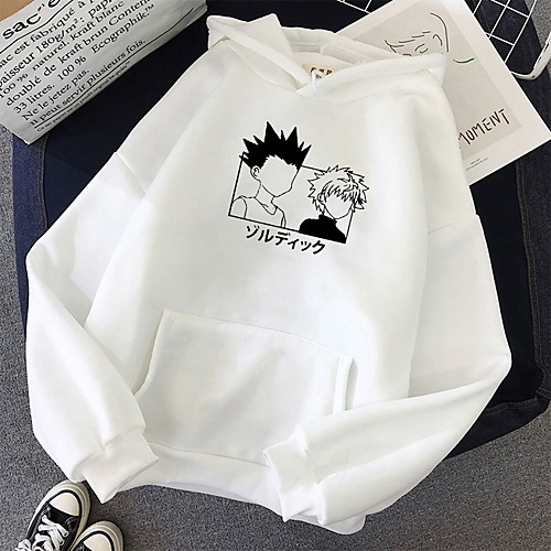 

Inspired by Hunter X Hunter Killua Zoldyck Cosplay Costume Hoodie Polyester / Cotton Blend Graphic Printing Harajuku Graphic Hoodie For Women's / Men's