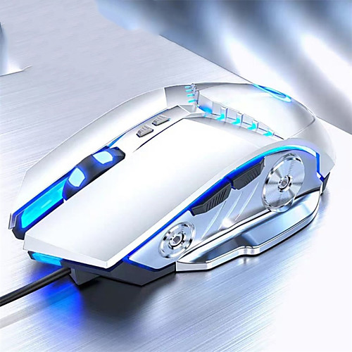 

Gaming Mouse Wired Computer Mouse 3500 DPI Fast Move Ergonomic Optical Breathing Light Mouse Mechanical Laptop Pc Mouse