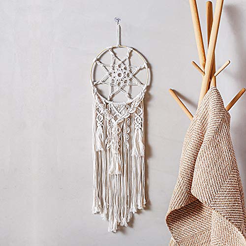 

Boho Dream Catcher Handmade Gift Wall Hanging Decor Art Ornament Craft Woven Macrame Nordic Mandala for Kids Bedroom Wedding Festival 10230cm