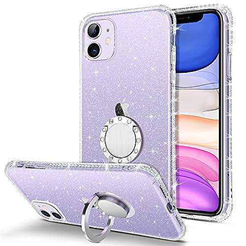 

Phone Case For Apple iPhone 12 Pro Max 11 SE 2020 X XR XS Max 8 7 Shockproof with Stand Glitter Shine
