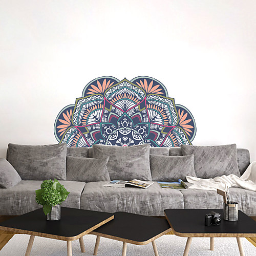 

Creative Personality Colorful Mandala Culture Yoga Home Background Decoration Can Be Removed Stickers 57114CM