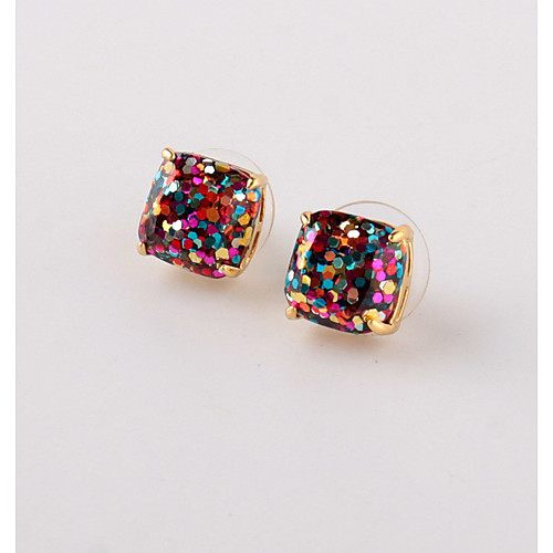 

kate spade new york small square opal stud earrings