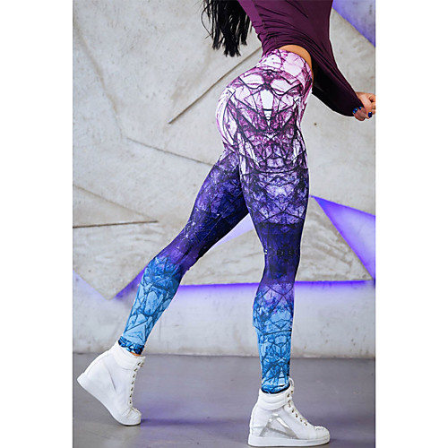 

Women's Print Legging Special Design Print Purple S M L