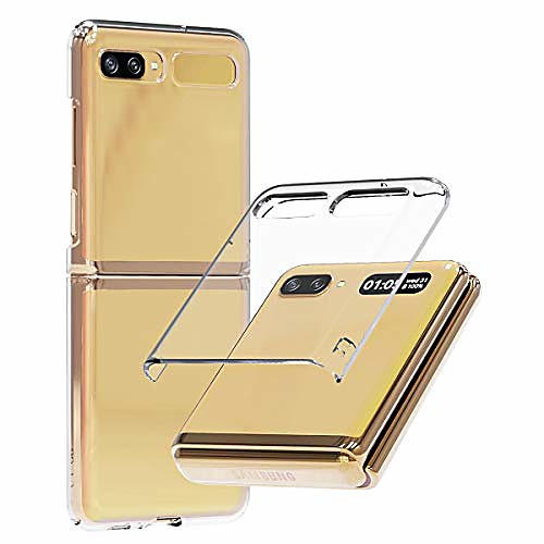 

nukin, transparent polycarbonate Phone Case for galaxy z flip, premium hard coating slim Phone Case - clear