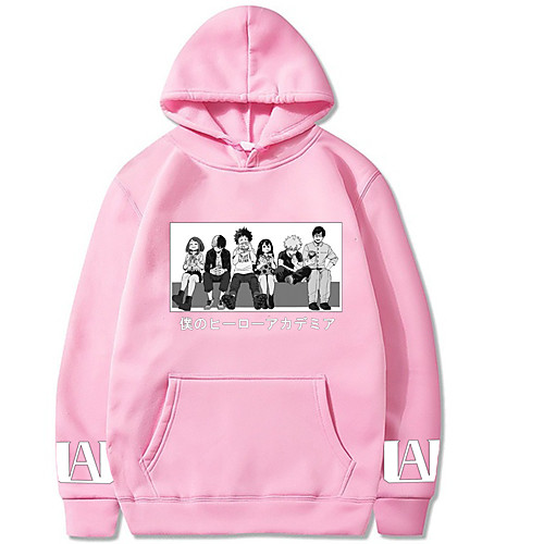 

Inspired by My Hero Academia Boko No Hero Deku Cosplay Costume Hoodie Polyester / Cotton Blend Graphic Printing Harajuku Graphic Hoodie For Women's / Men's