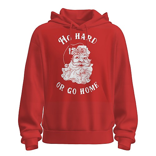 

Men's Pullover Hoodie Sweatshirt Graphic 3D Ugly Christmas Front Pocket Hooded Christmas Daily 3D Print 3D Print Christmas Hoodies Sweatshirts Long Sleeve Red / Letter